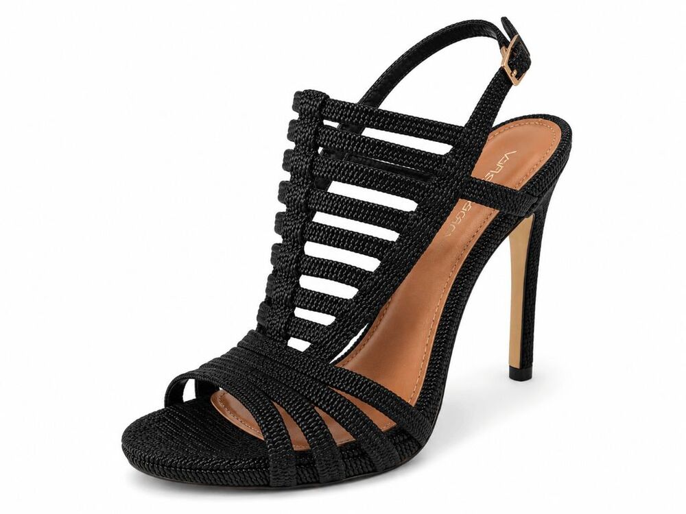 VIA SPIGA Norine Strappy Heeled Sandal Size 7.5M